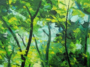 Šuma i svetlo (ulje na platnu 50x60cm)
