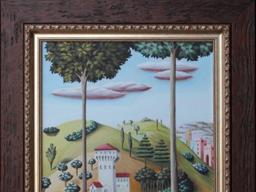 Pejzaž br.6 (akrilik na platnu 35x30cm)