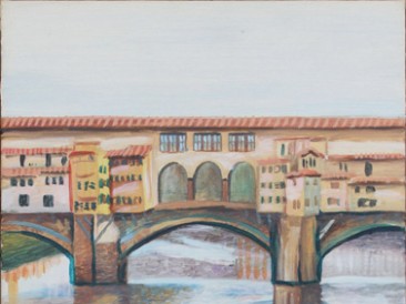 Ponte Vecchio (ulje na platnu, 45x25cm) 2007.god.