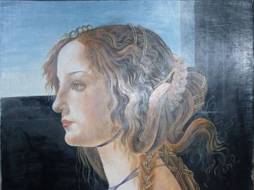 Simoneta Vespući (akrilik i akvarel, 39x31cm) 2011.god.