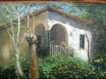 Stara kuća (ulje na platnu, 30x40cm)