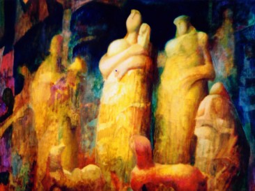 Pastirice (ulje na platnu, 60x73cm) 1997.