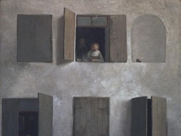 Prozori (ulje na platnu 40x40cm) 1978.