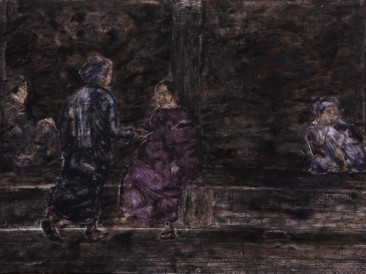 Darivanje (kombinovana tehnika, 200x130cm) 2014.