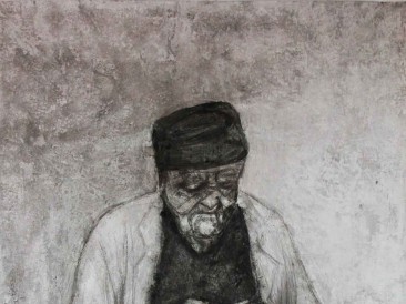 Portret-XIII-kombinovana-tehnika-100-x-180-cm-2015