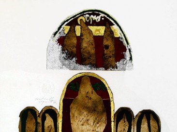 Cezar & Senat (Komb.tehnika, 50x62cm) 2007.god.