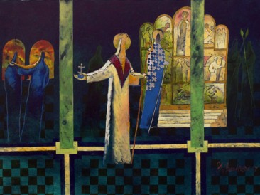 Skaska o kralju (ulje na platnu,  100×70 cm) 2007.god.