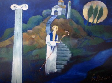 Grčka tradicija (ulje na platnu, 60x40cm) 2009.god.