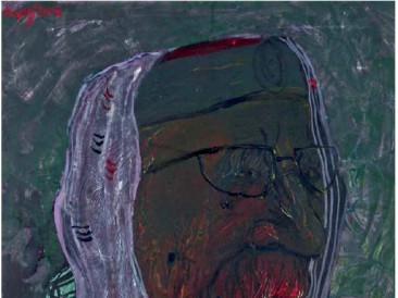 Mrki vuk (ulje na platnu, 70x50cm) 2004.god.