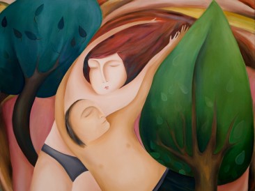 Ljubavni san (ulje na platnu, 100x120cm) 2014.god.