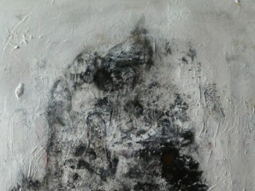 Vojnik – Kiborg (akril na platnu, 120x70cm) 2017.god.