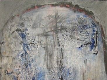 Glava 2 (akril na platnu, 20x30cm)