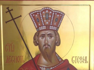 Ikona Sveti despot Stefan Lazarević (Vaznesenjska crkva, Beograd)