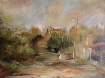 Zaokret (ulje na platnu, 50x70cm) 2016.god.