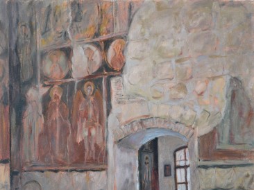 Manastir Petkovica (80×60 cm, ulje na platnu, 2019. god.)