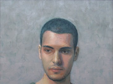 046 Aleksa Pivnički – portret, ulje na platnu,  60x47cm, 2019
