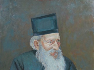 041 Patrijarh Pavle – portret, ulje na platnu